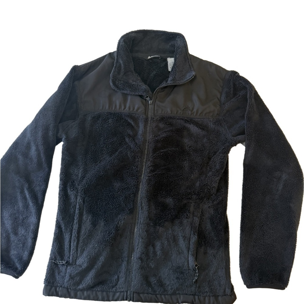 Snozu Women’s Black Fleece Jacket, Large